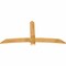 Ekena Millwork Bellingham Rough Sawn Timber Gable Bracket, Western Red Cedar, 84"W x 42"H x 2"D x 6"F, 12/12 Pitch GBW084X42X0206BEL00RWR - alternate 2